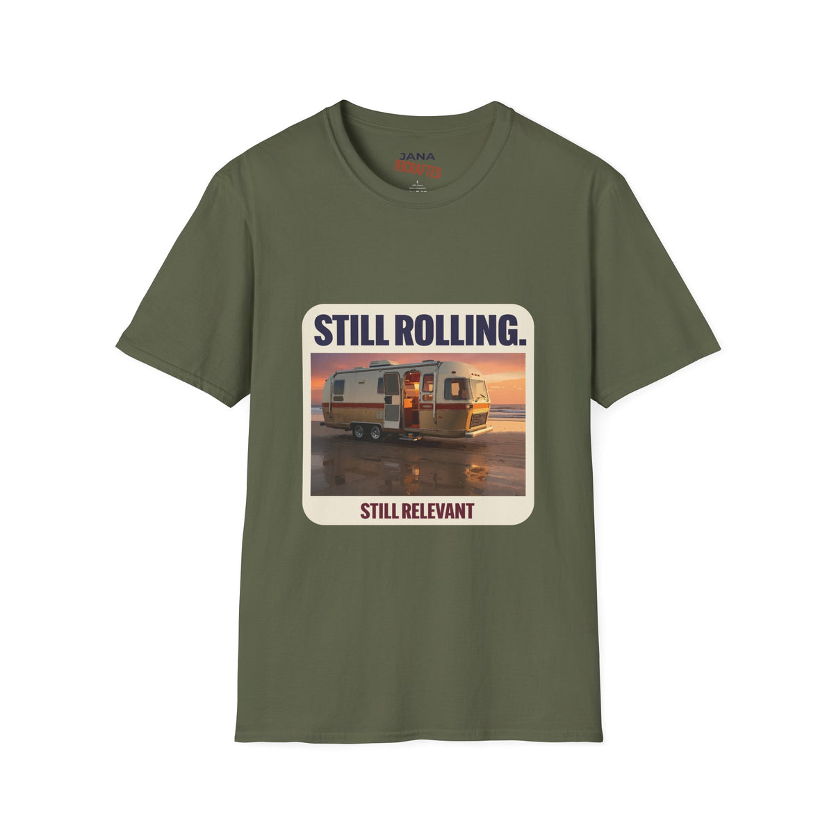 Still Rolling, Still Relevant — Beach Camper Tee