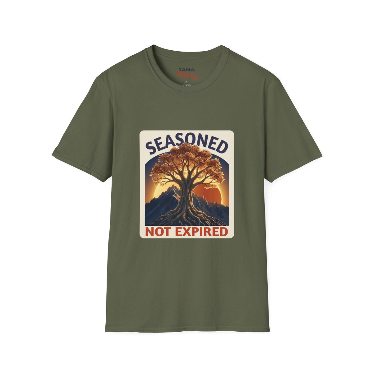 Seasoned Not Expired — Mountain Tree Tee
