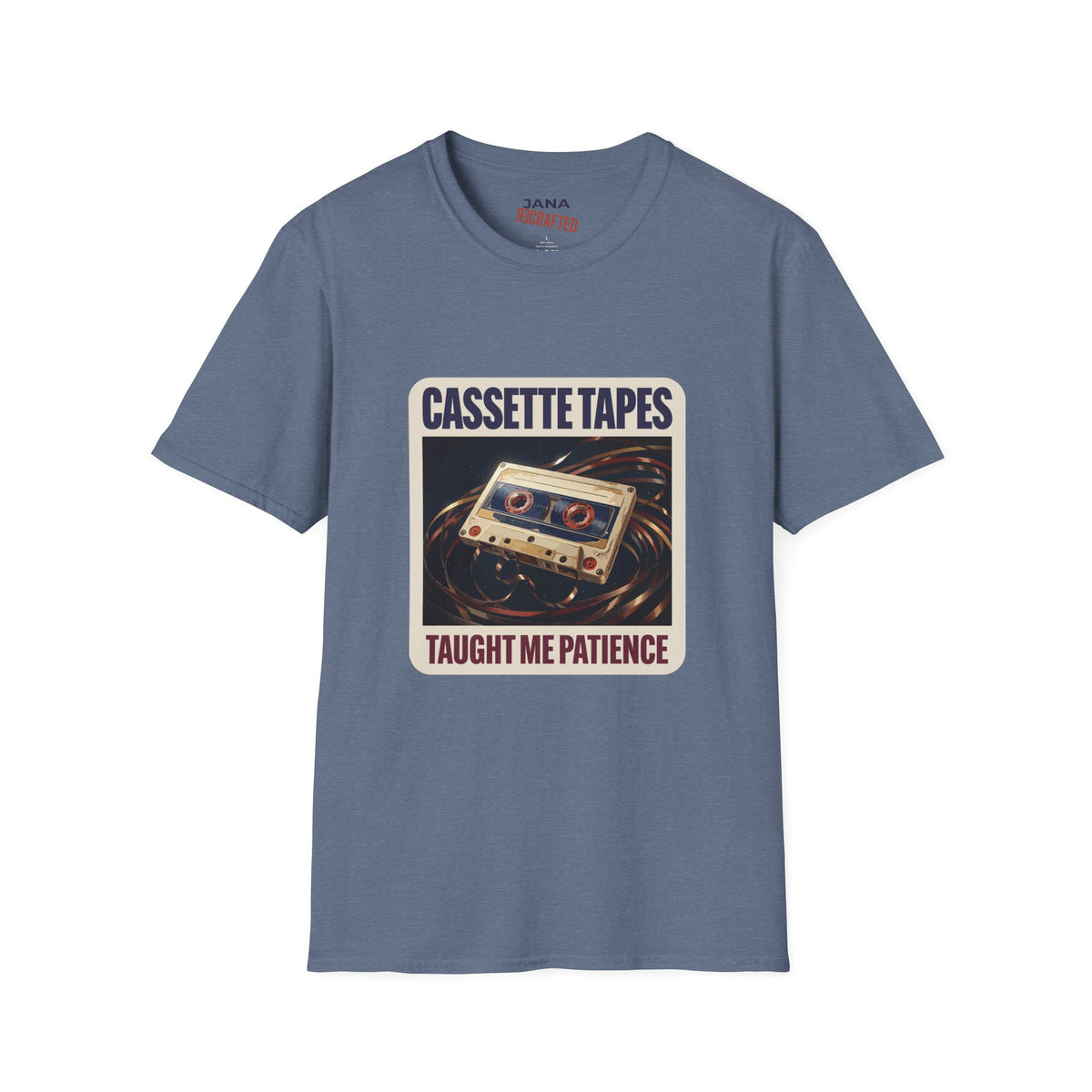 Cassette Tapes Taught Me Patience — Retro Mixtape Tee