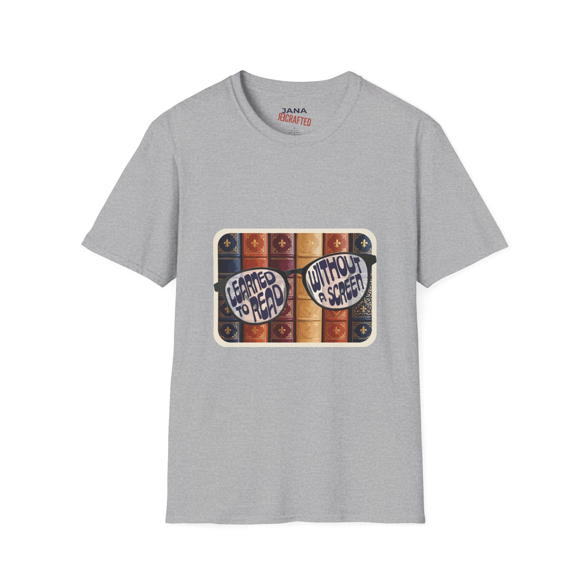 Learned to Read Without a Screen — Library Glasses Tee