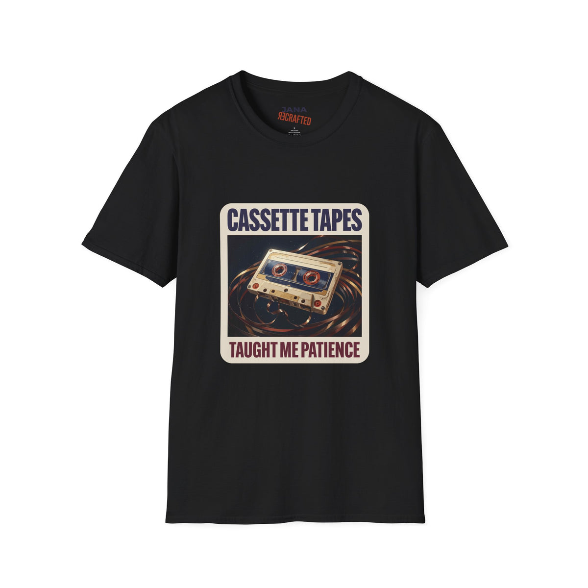 Cassette Tapes Taught Me Patience — Retro Mixtape Tee