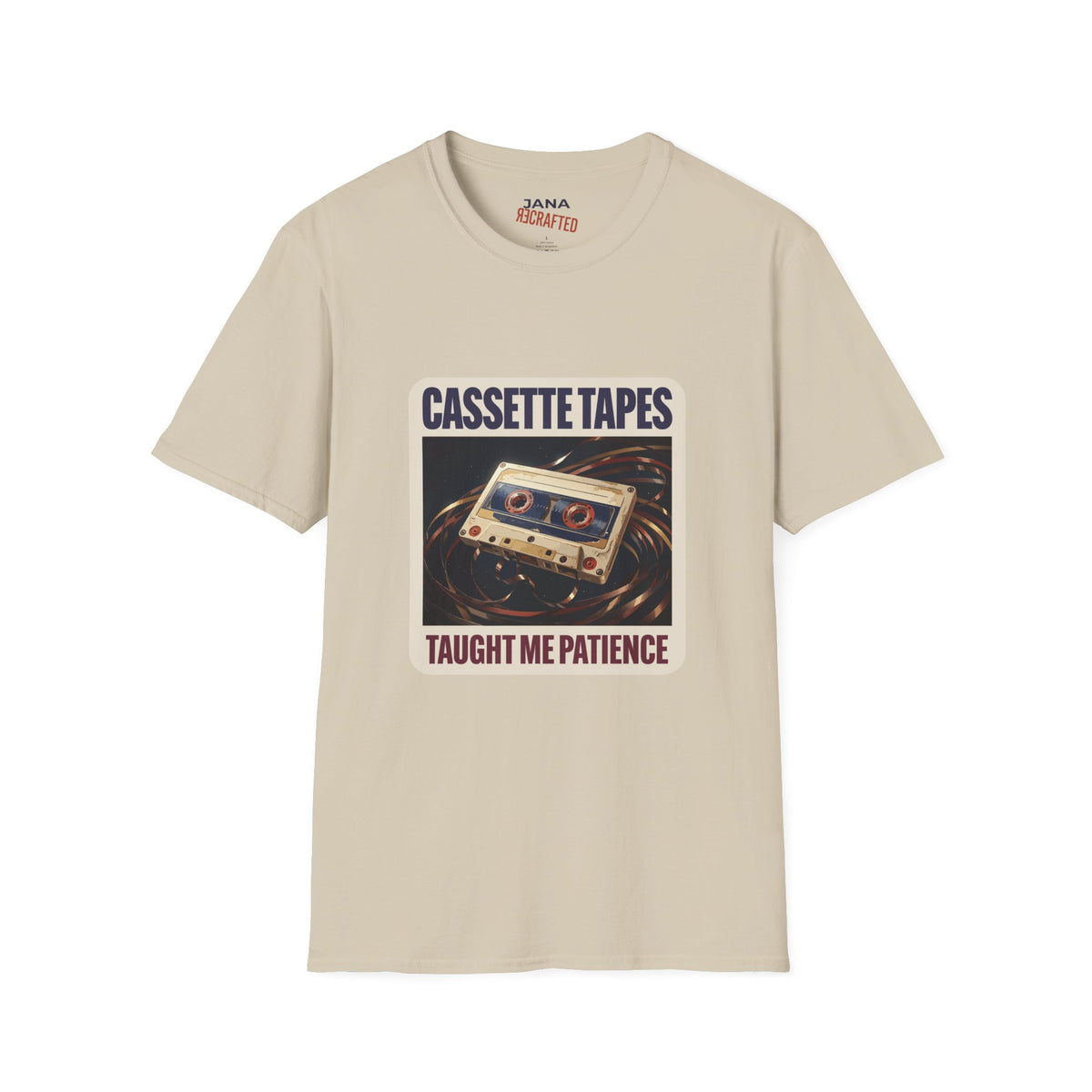 Cassette Tapes Taught Me Patience — Retro Mixtape Tee