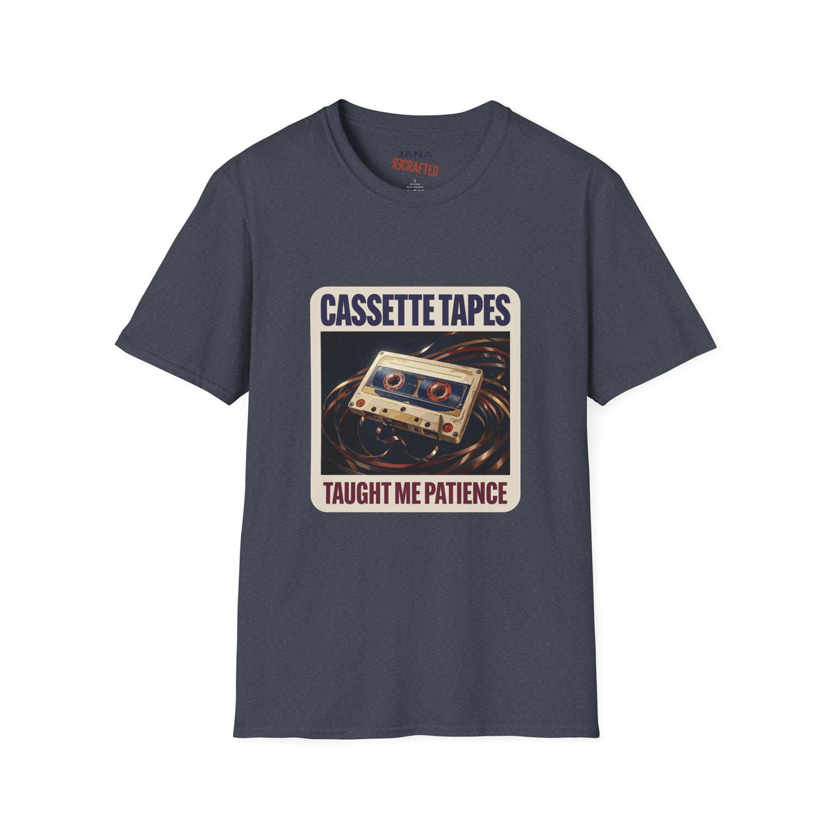 Cassette Tapes Taught Me Patience — Retro Mixtape Tee