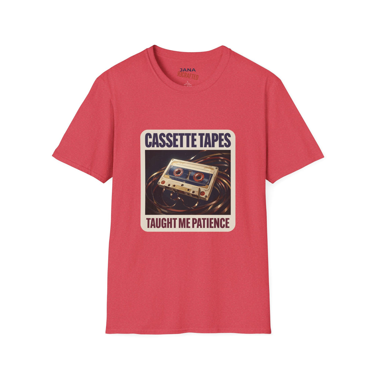 Cassette Tapes Taught Me Patience — Retro Mixtape Tee