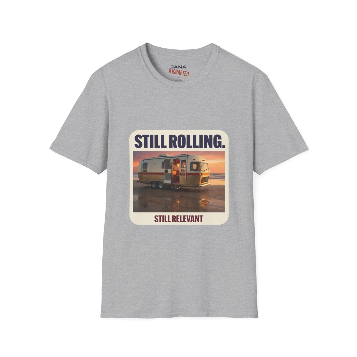 Still Rolling, Still Relevant — Beach Camper Tee