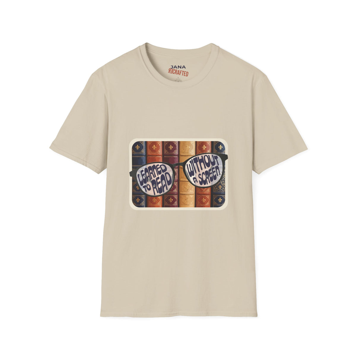 Learned to Read Without a Screen — Library Glasses Tee
