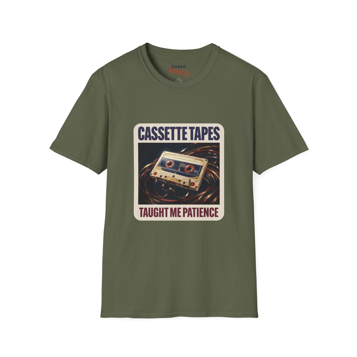 Cassette Tapes Taught Me Patience — Retro Mixtape Tee