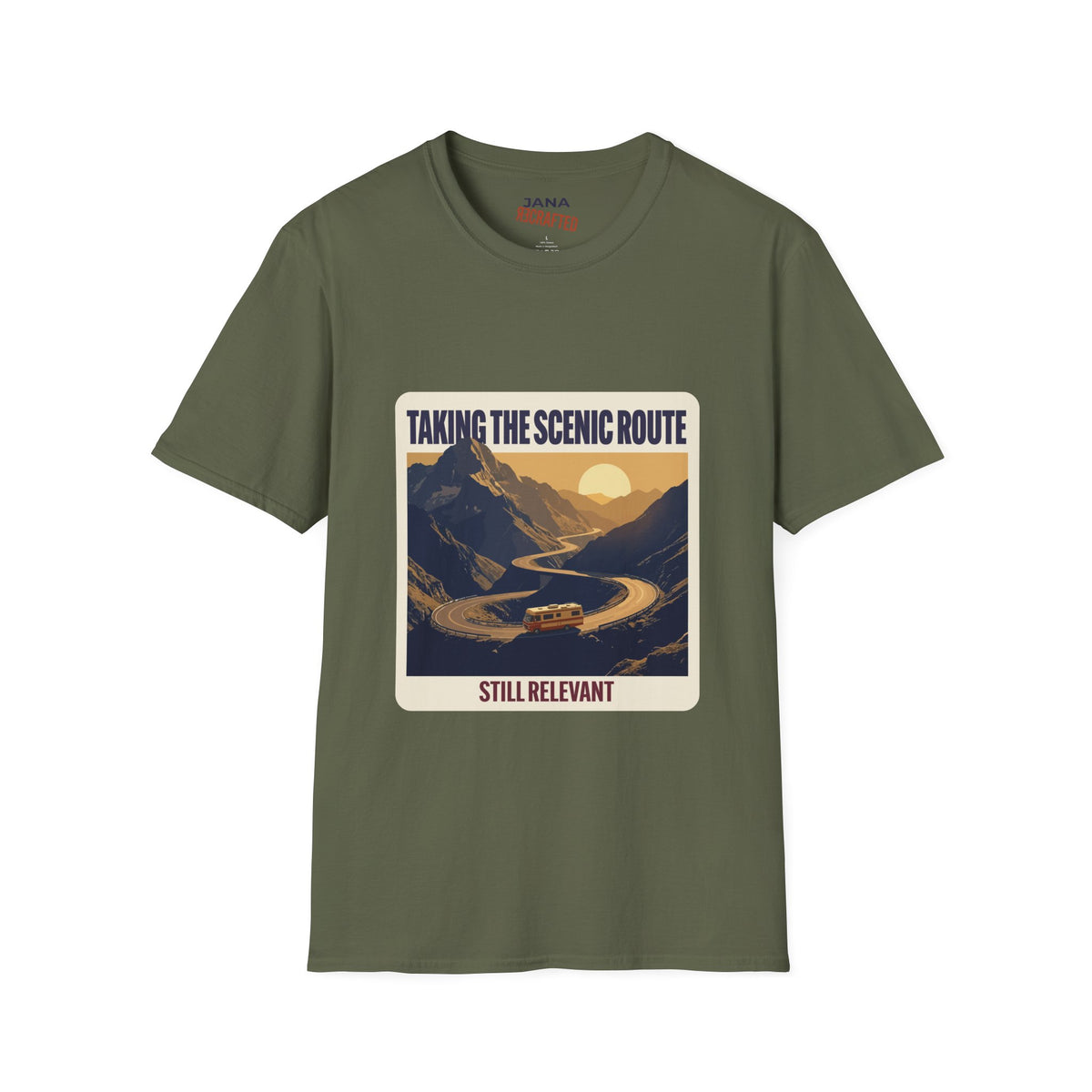 Taking the Scenic Route, Still Relevant — Mountain RV Tee