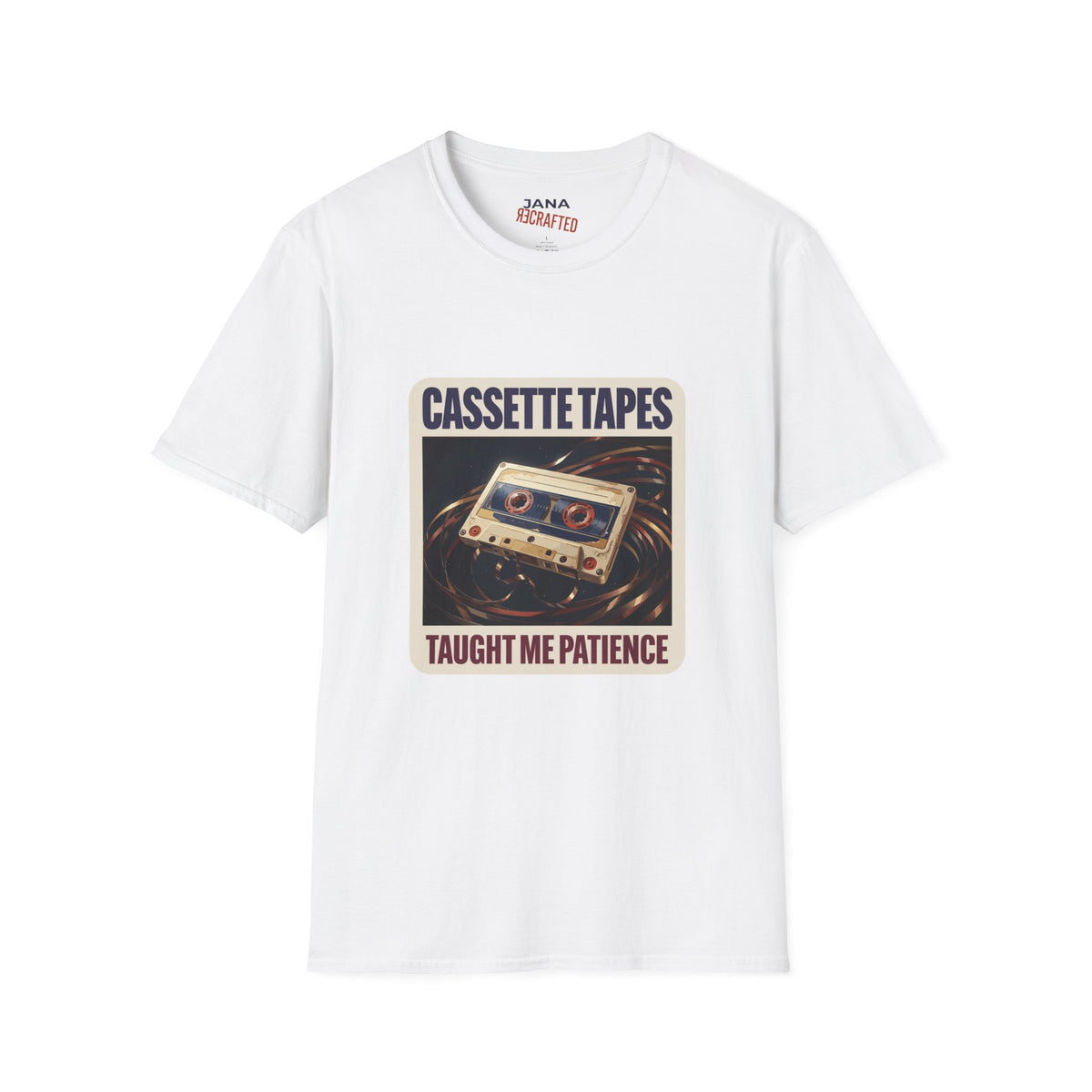 Cassette Tapes Taught Me Patience — Retro Mixtape Tee