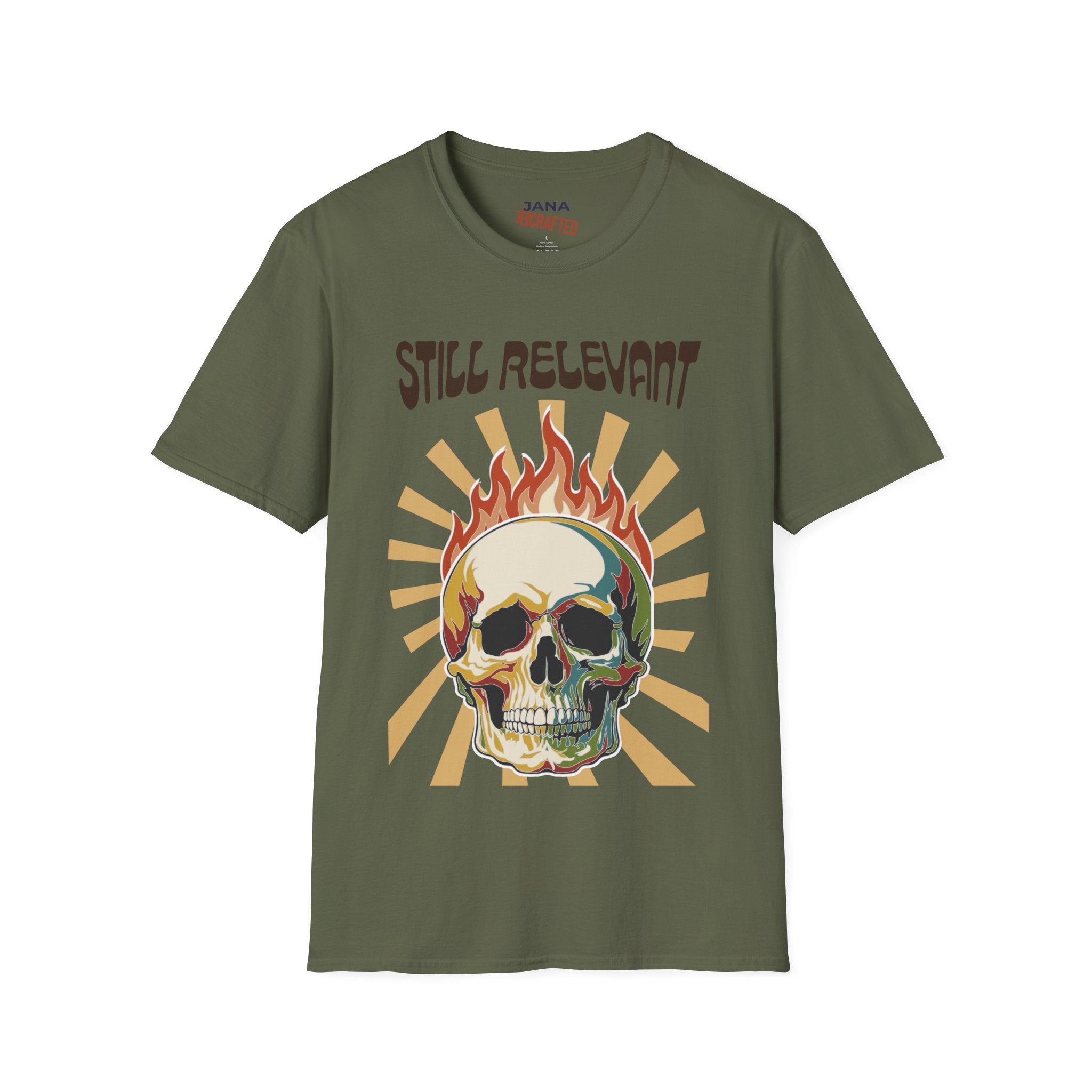 Still Relevant Skull Sunburst — Graphic T-Shirt