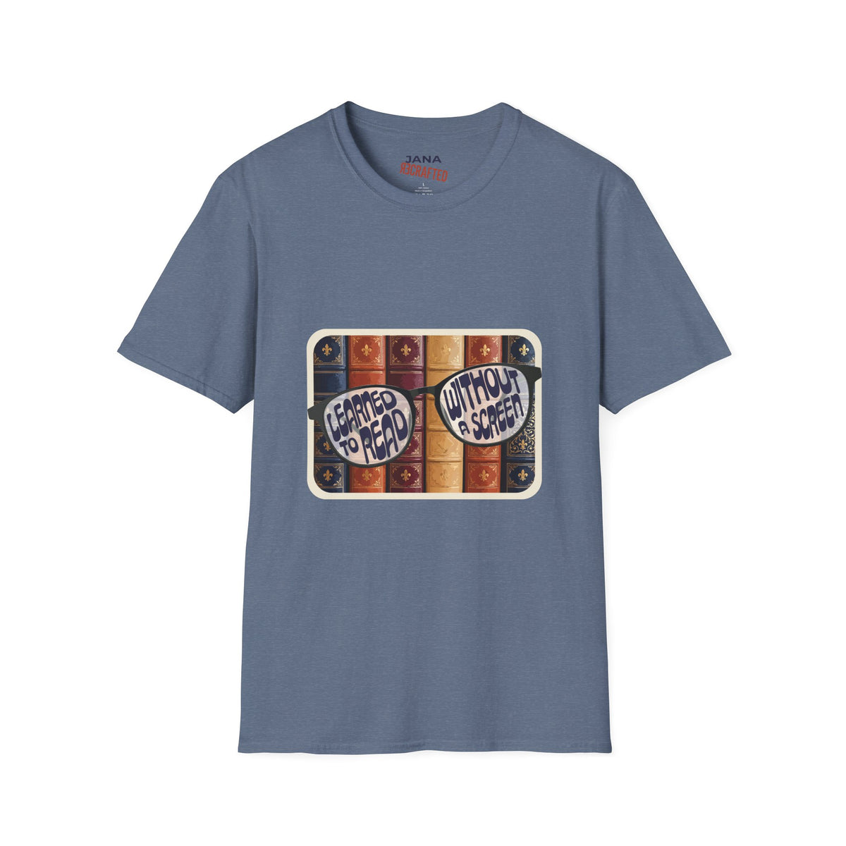 Learned to Read Without a Screen — Library Glasses Tee