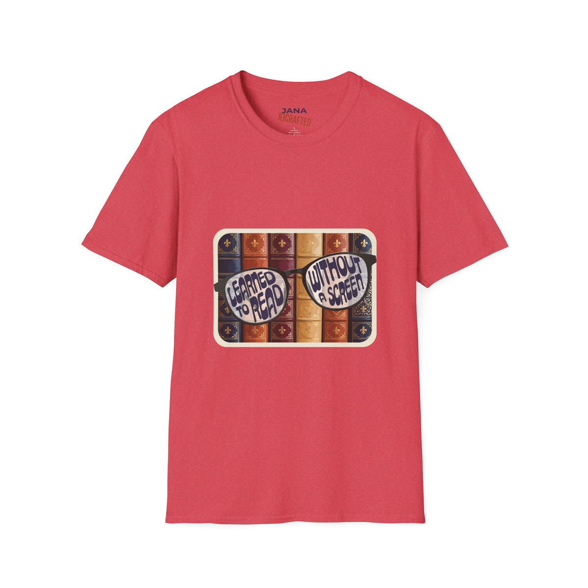 Learned to Read Without a Screen — Library Glasses Tee