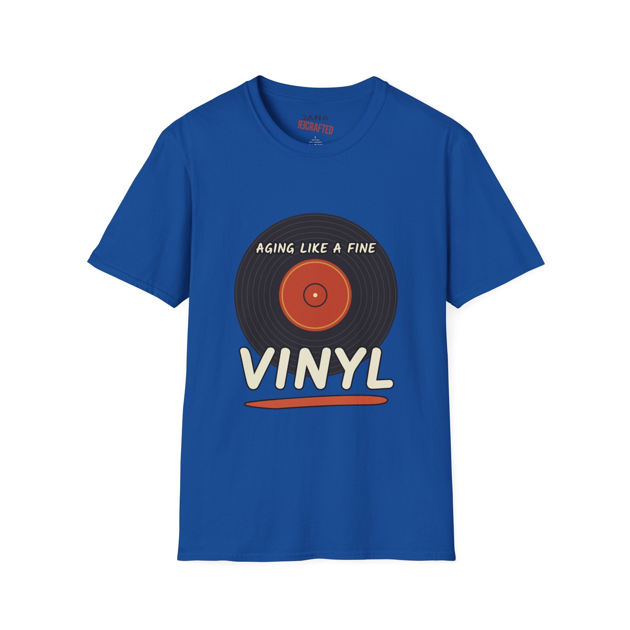 Aging Like a Fine Vinyl T-Shirt - Jana Recrafted