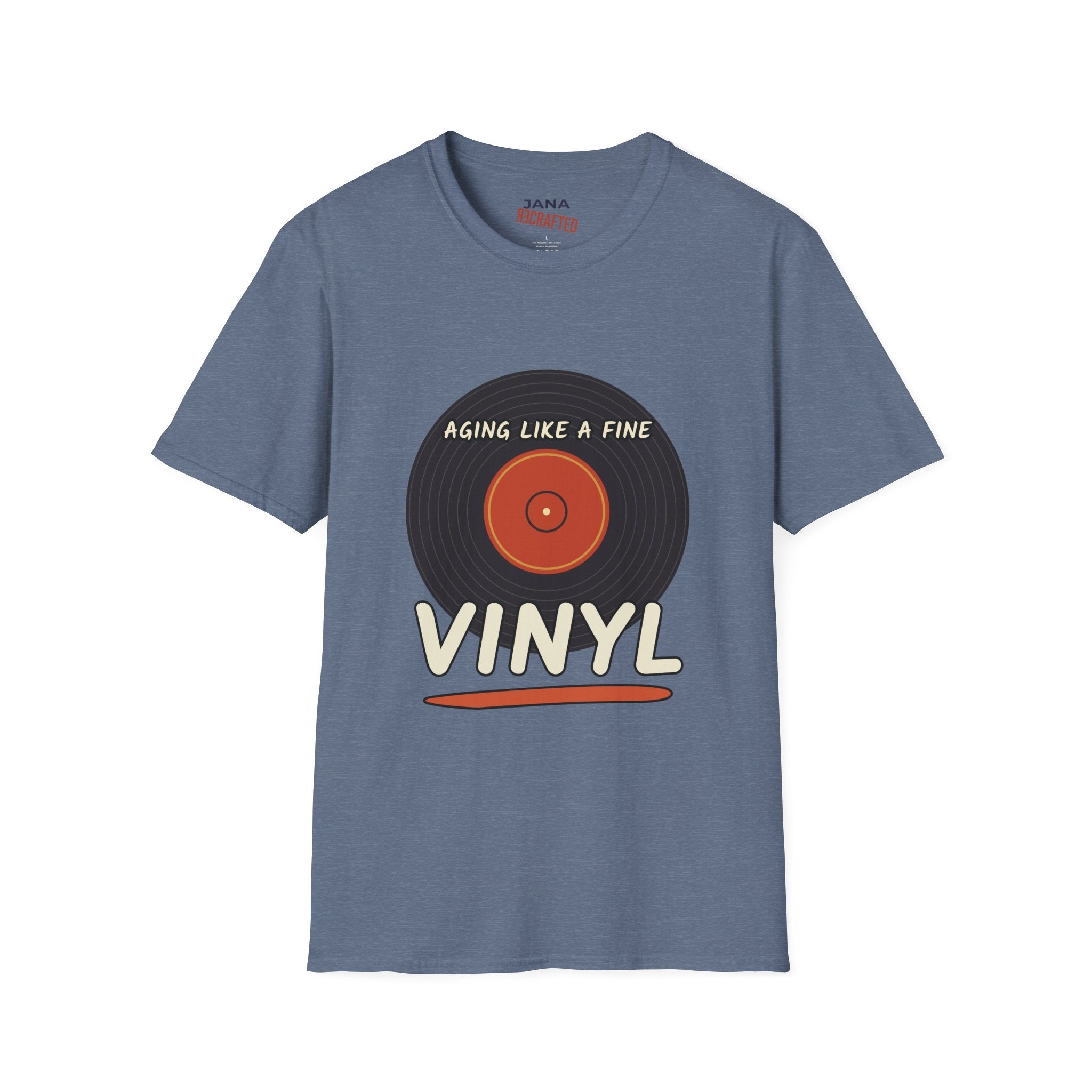 Aging Like a Fine Vinyl T-Shirt - Jana Recrafted