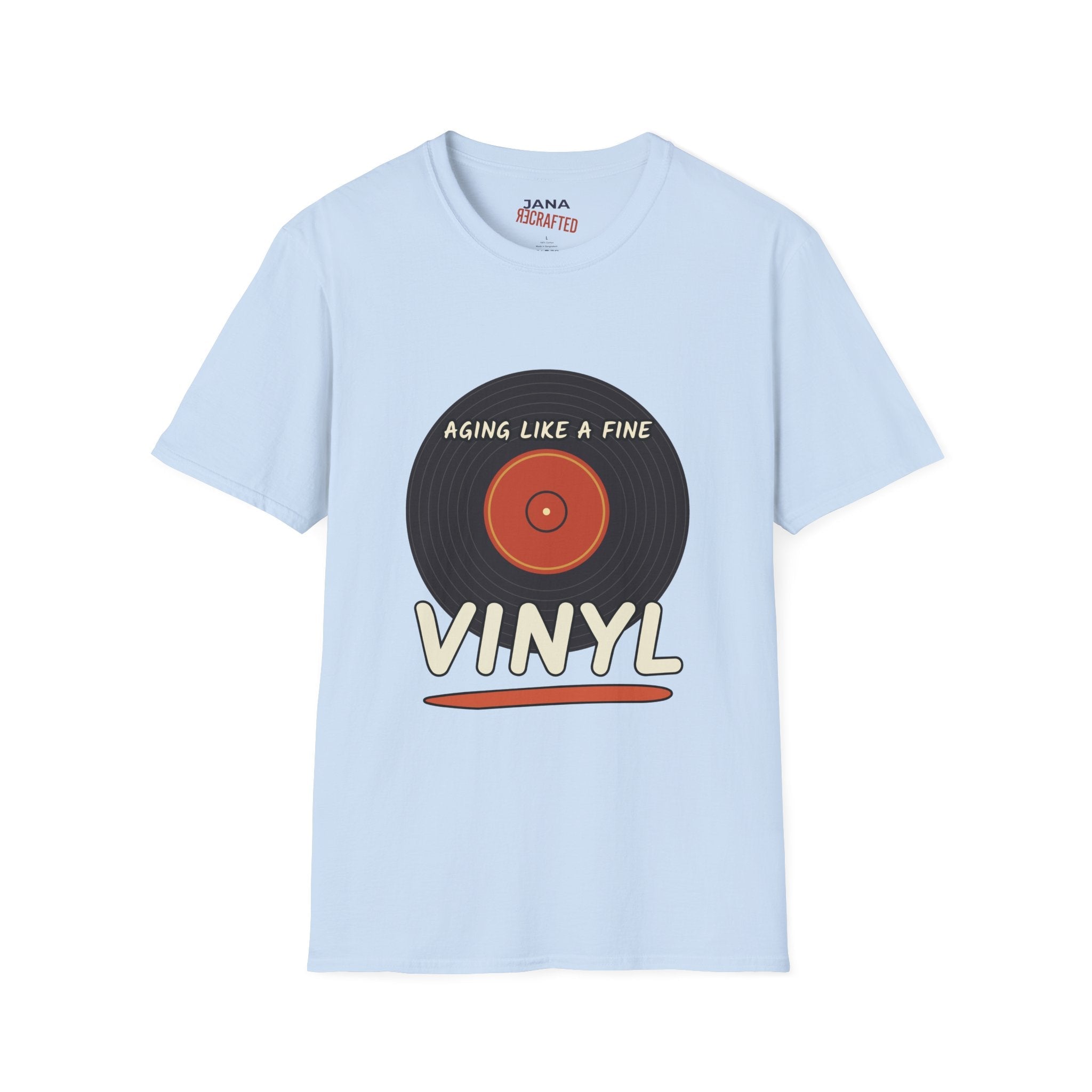 Aging Like a Fine Vinyl T-Shirt - Jana Recrafted