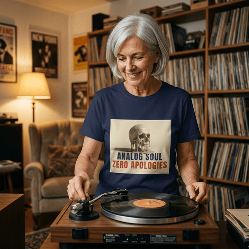 Analog Soul "Zero Apologies" T-Shirt - Jana Recrafted