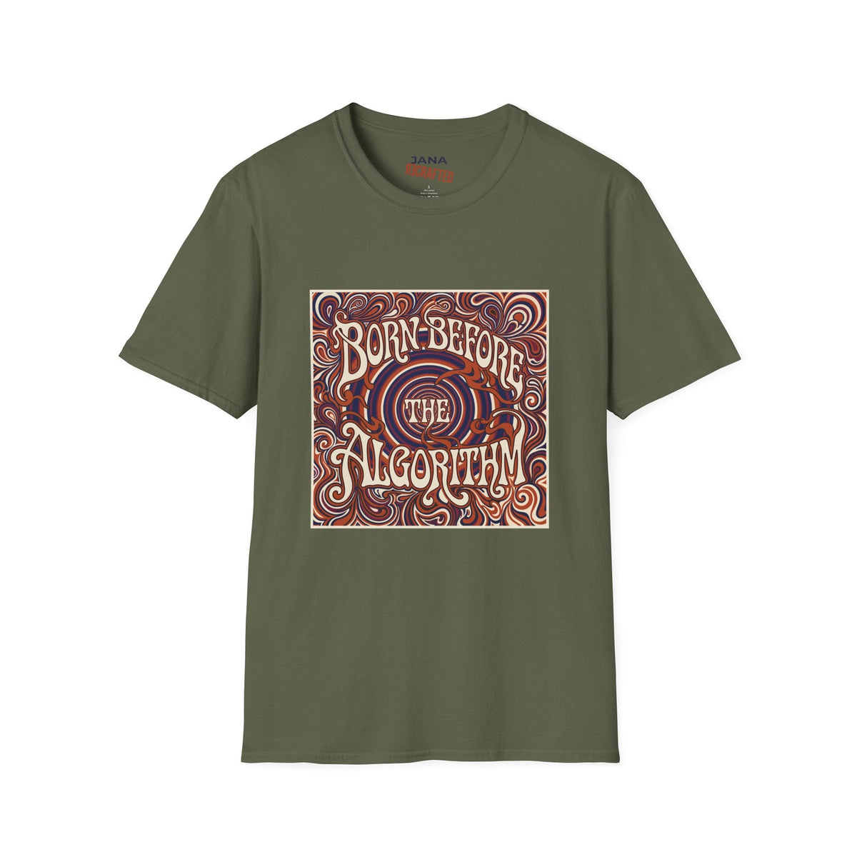 Born Before the Algorithm T‑Shirt - Jana Recrafted