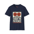 Cassette Tapes T-Shirt — "Cassette Tapes Taught Me Patience" Retro Vintage Music Tee - Jana Recrafted