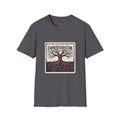 Earned Every Line T-Shirt | Vintage Woodcut Tree Graphic Tee - Jana Recrafted