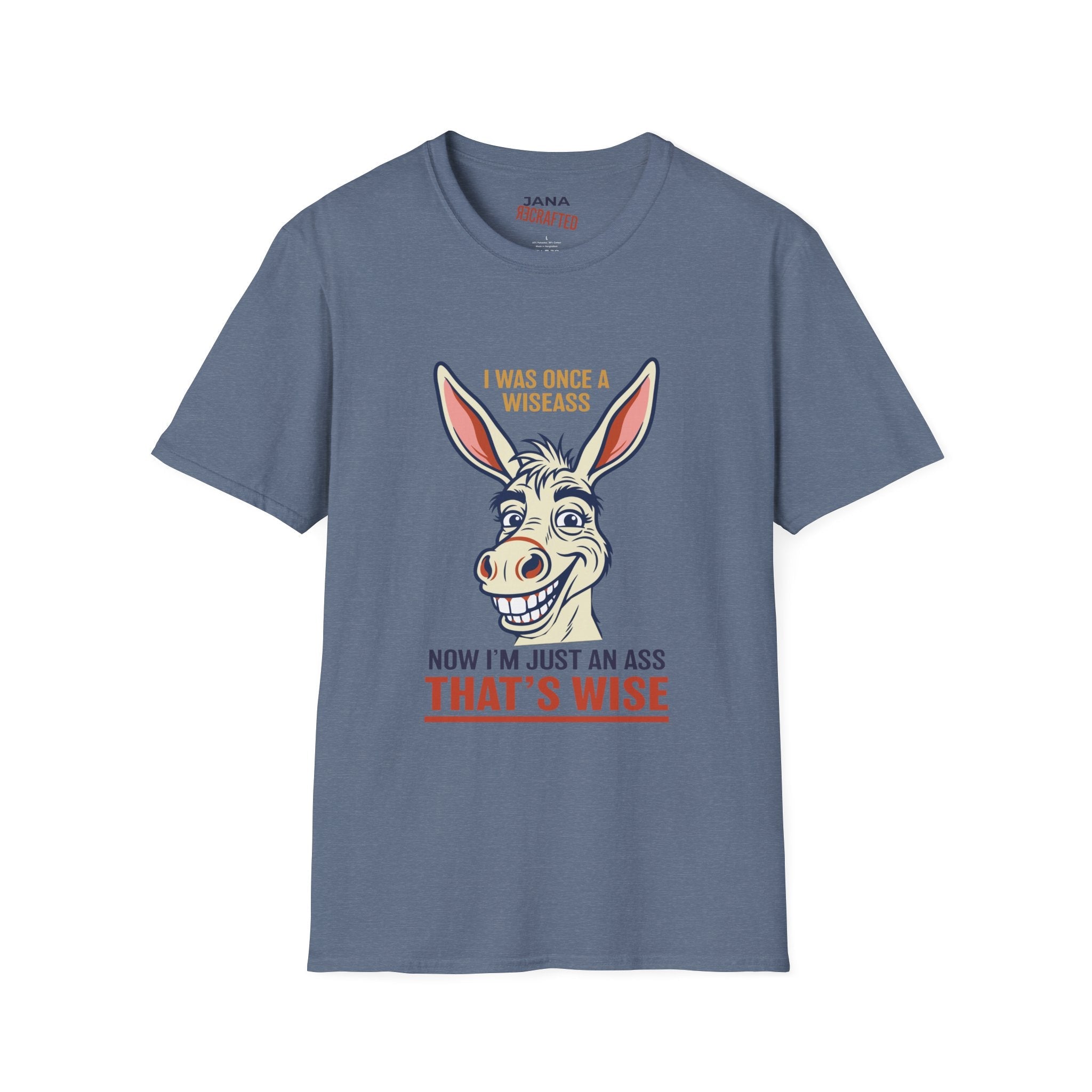 I Was Once a Wiseass — Donkey Graphic T-Shirt - Jana Recrafted