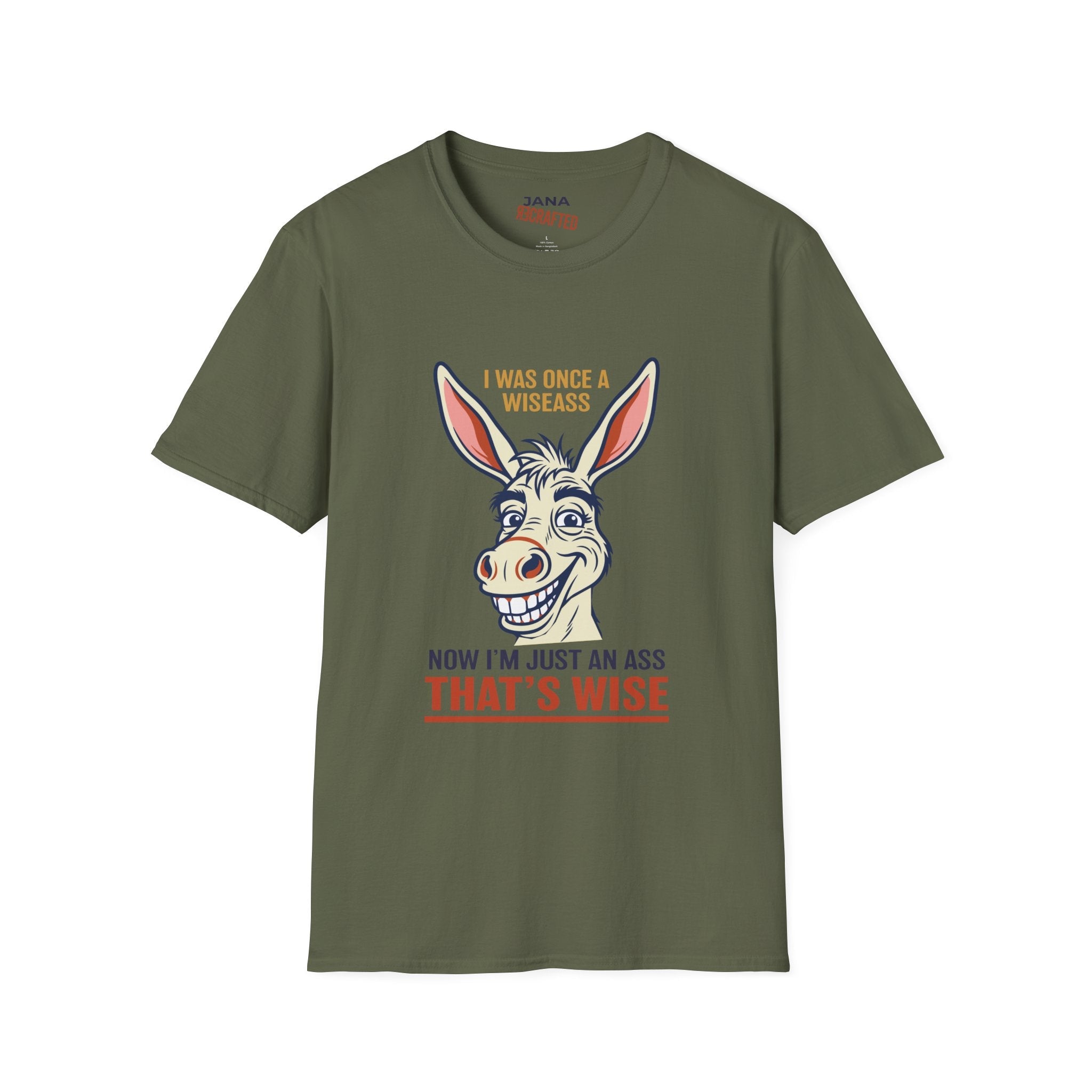I Was Once a Wiseass — Donkey Graphic T-Shirt - Jana Recrafted