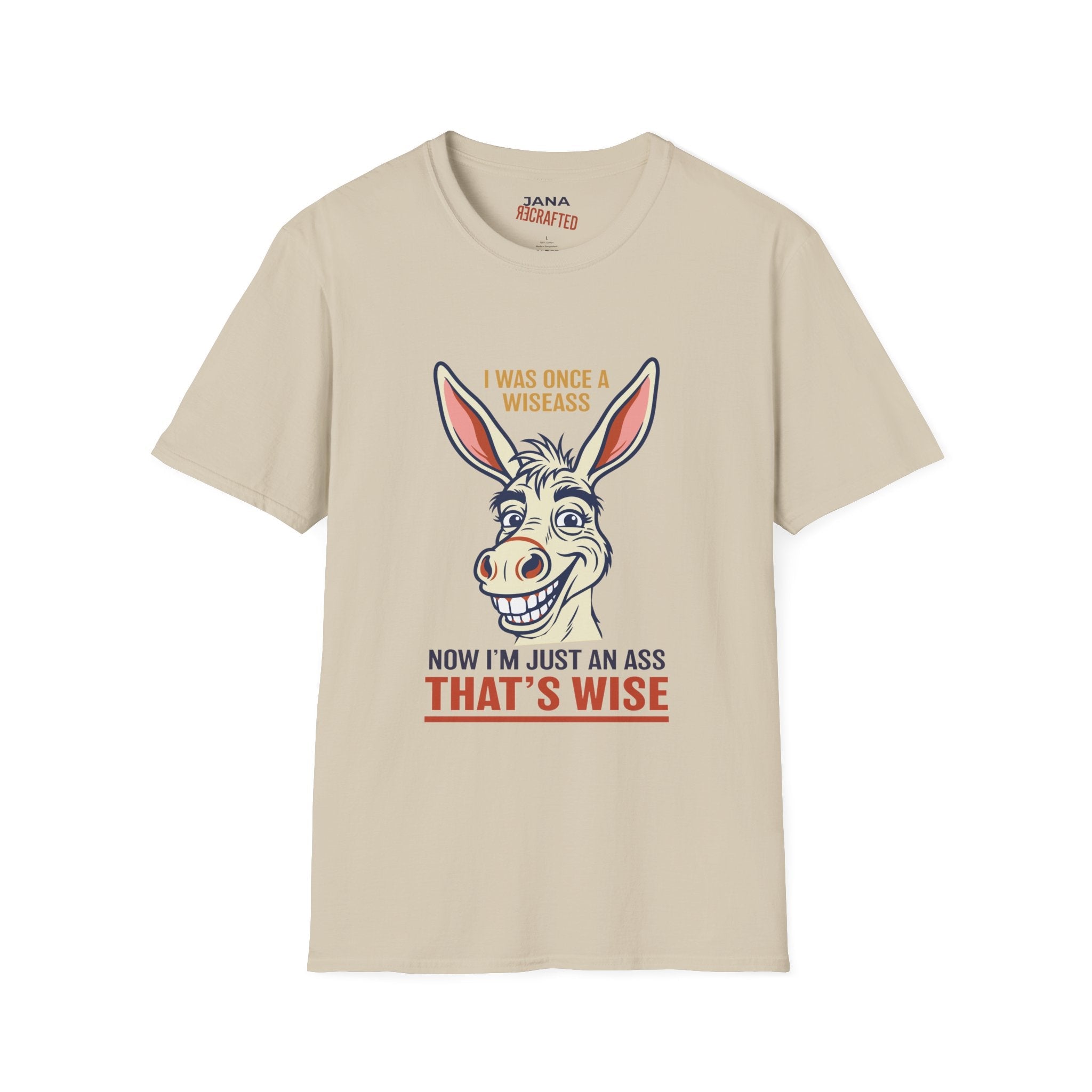 I Was Once a Wiseass — Donkey Graphic T-Shirt - Jana Recrafted