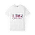 Libra Zodiac Typography T-Shirt | Astrology Sign Tee, Birth Month Shirt - Jana Recrafted
