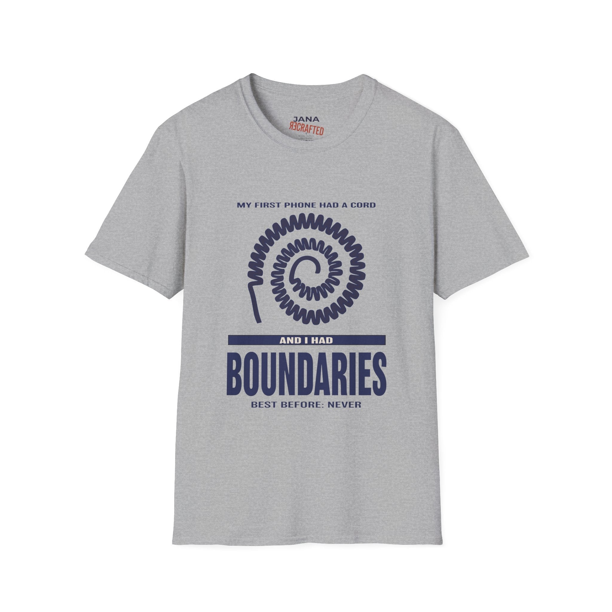 My First Phone Had a Cord — Graphic T-Shirt - Jana Recrafted