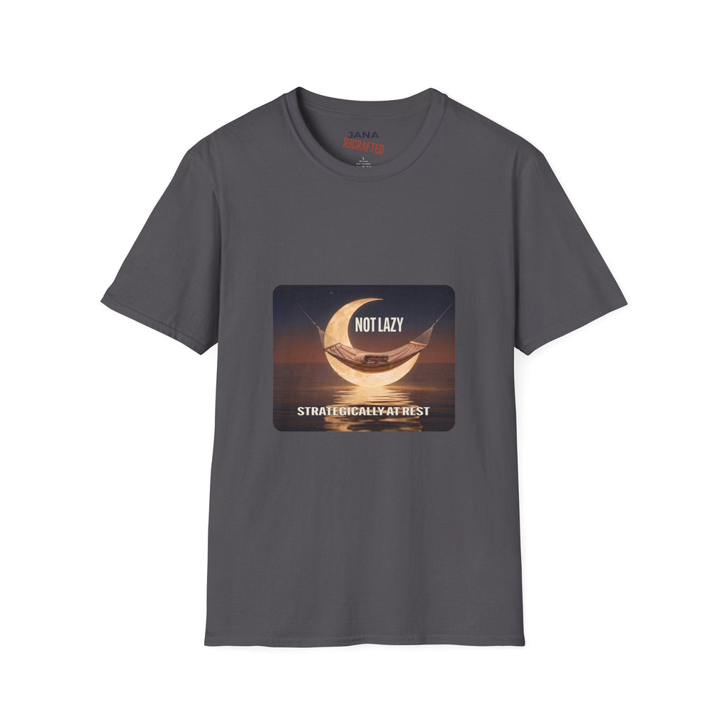 Not Lazy, Strategically At Rest — Moon Hammock Tee - Jana Recrafted