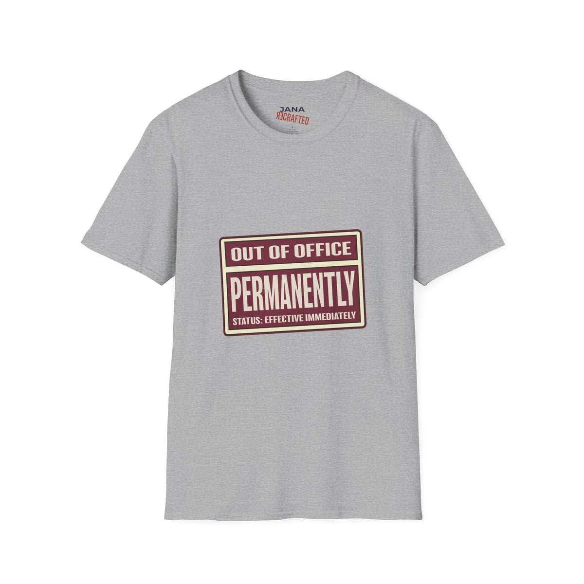 Out of Office Permanently — Vintage Graphic T-Shirt - Jana Recrafted