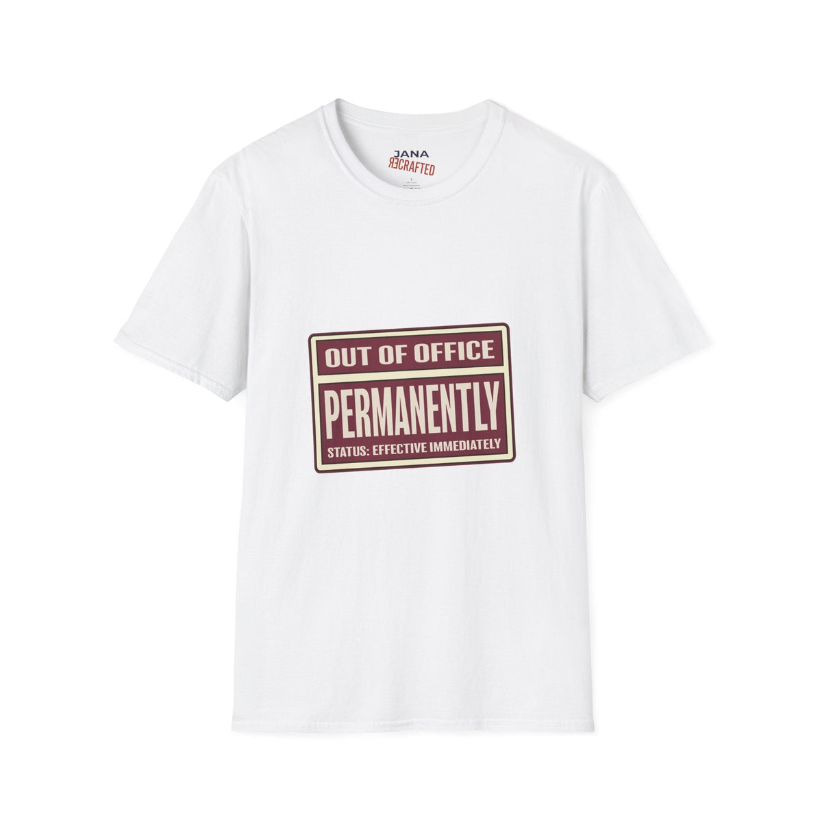 Out of Office Permanently — Vintage Graphic T-Shirt - Jana Recrafted
