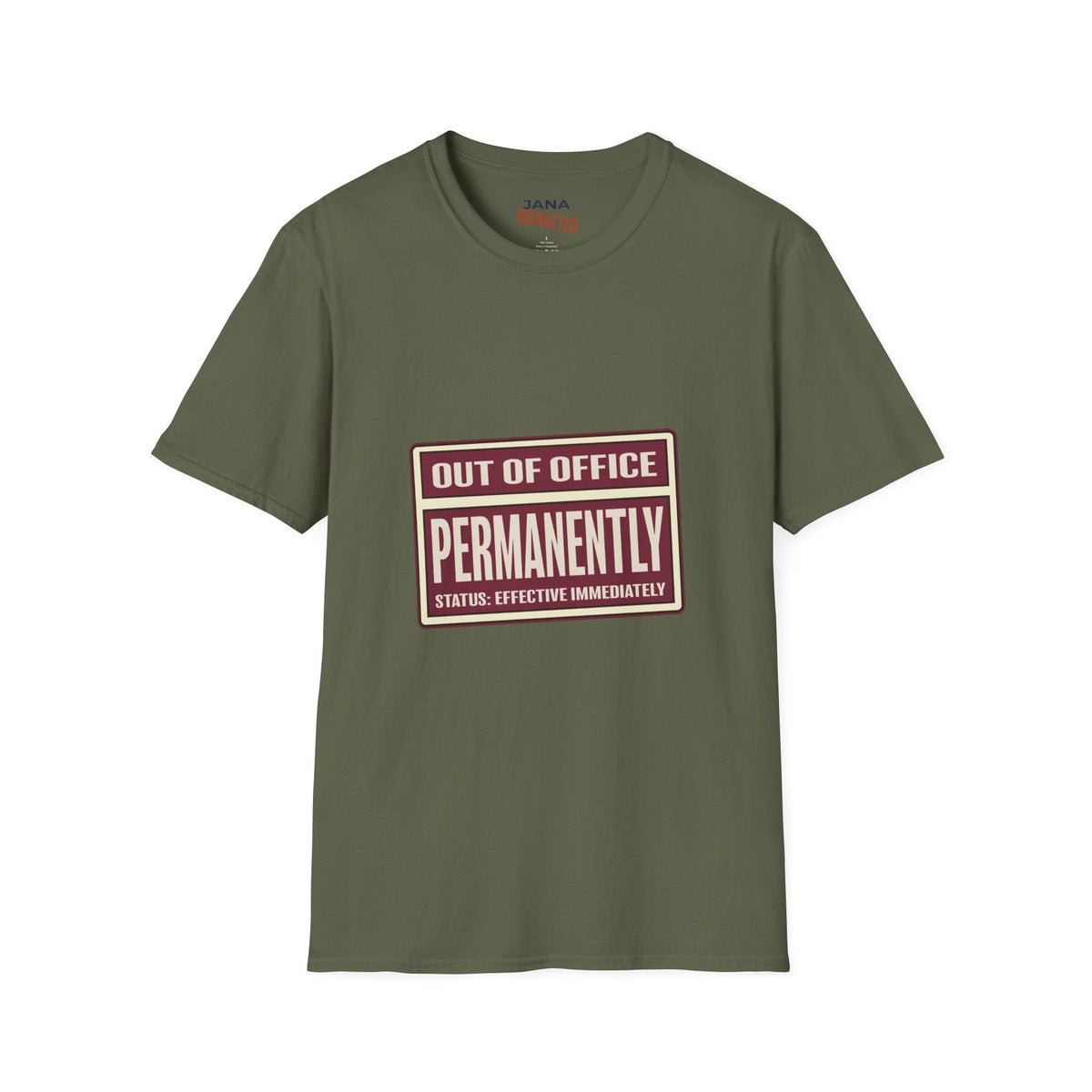 Out of Office Permanently — Vintage Graphic T-Shirt - Jana Recrafted