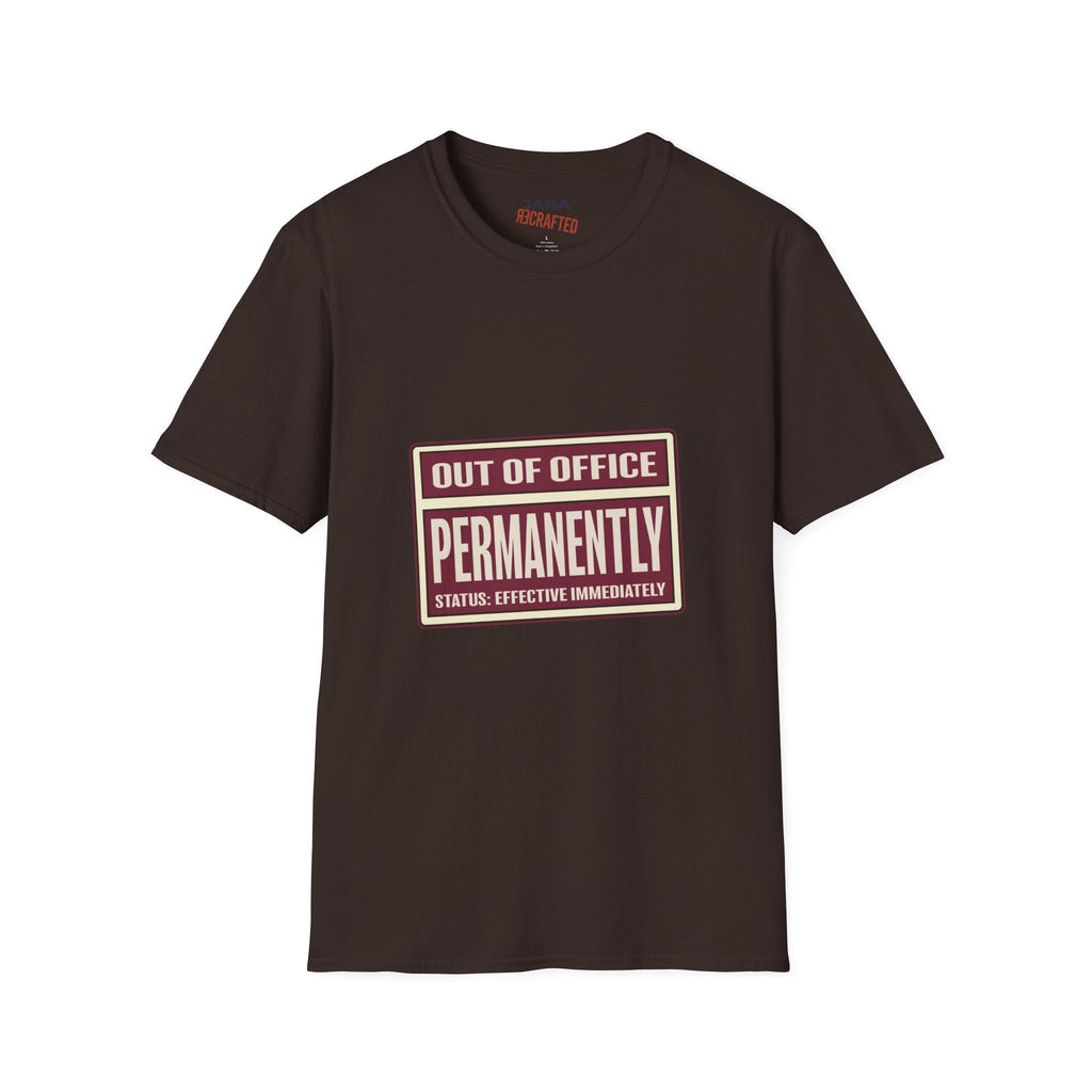 Out of Office Permanently — Vintage Graphic T-Shirt - Jana Recrafted