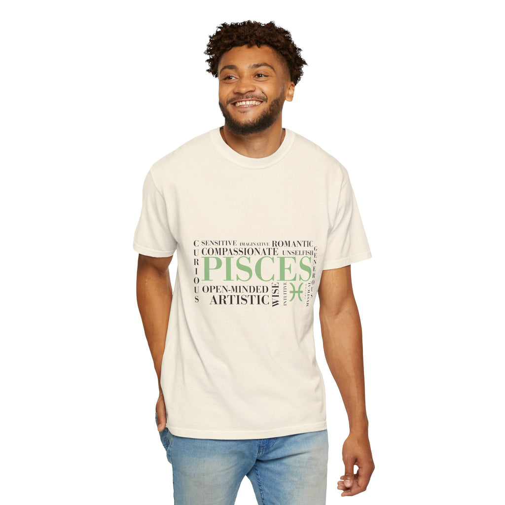 Pisces Zodiac Traits T-Shirt | Astrology Sign Tee - Jana Recrafted