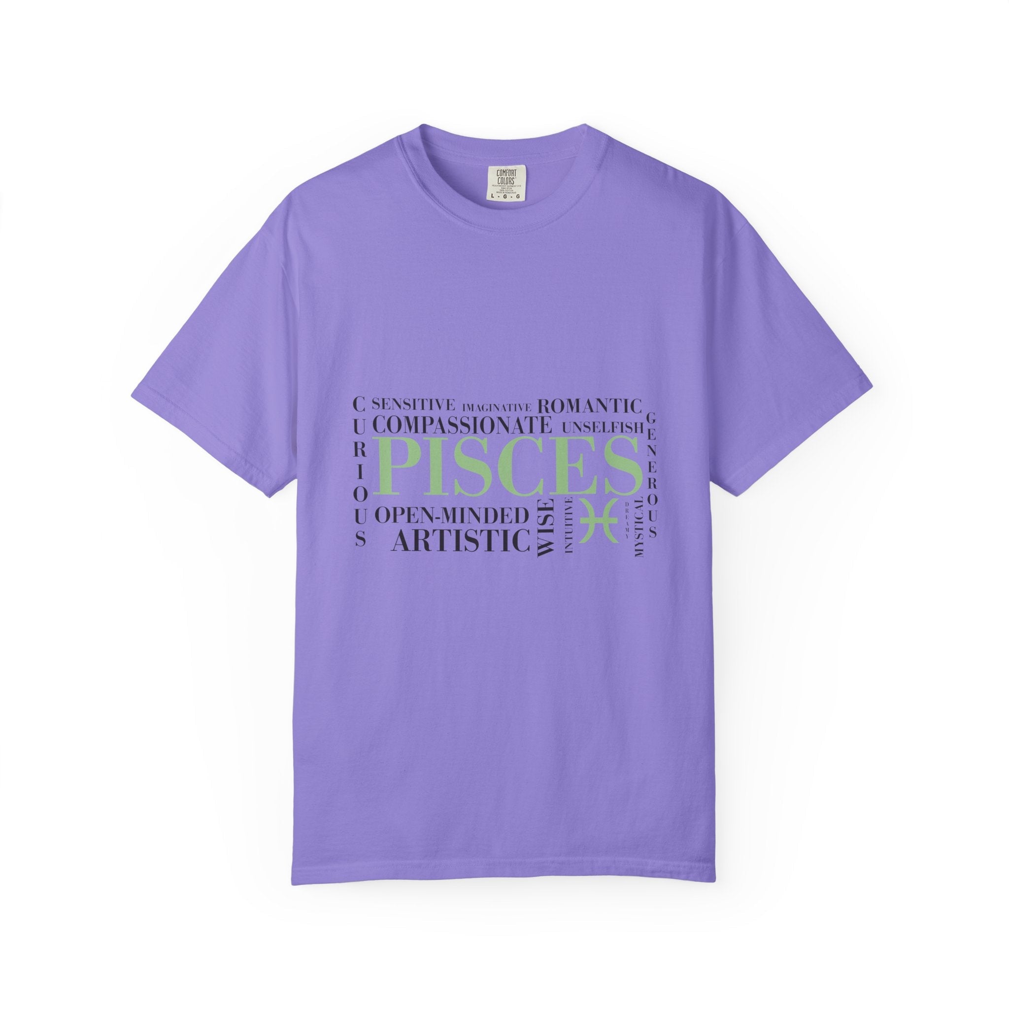 Pisces Zodiac Traits T-Shirt | Astrology Sign Tee - Jana Recrafted