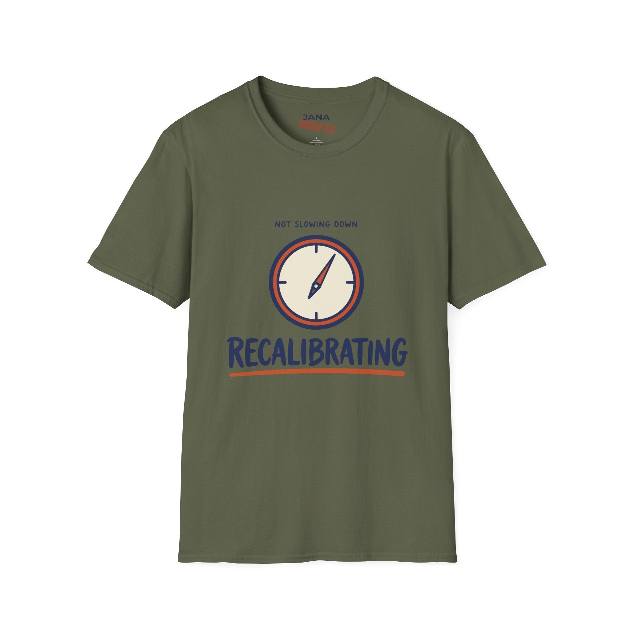 Recalibrating Tee Not Slowing Down — Vintage Graphic T-Shirt - Jana Recrafted
