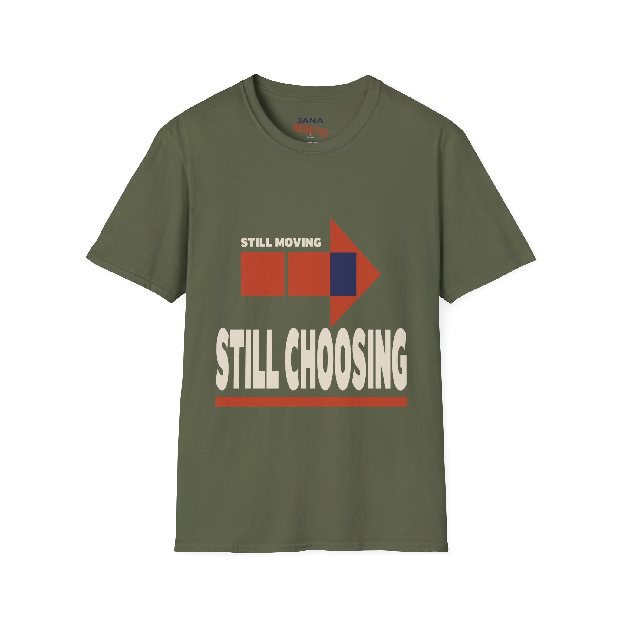 Still Moving Still Choosing — Bauhaus Graphic T-Shirt - Jana Recrafted