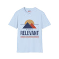 Still Relevant Mountain Graphic T-Shirt — Retro Sunset Adventure Tee - Jana Recrafted