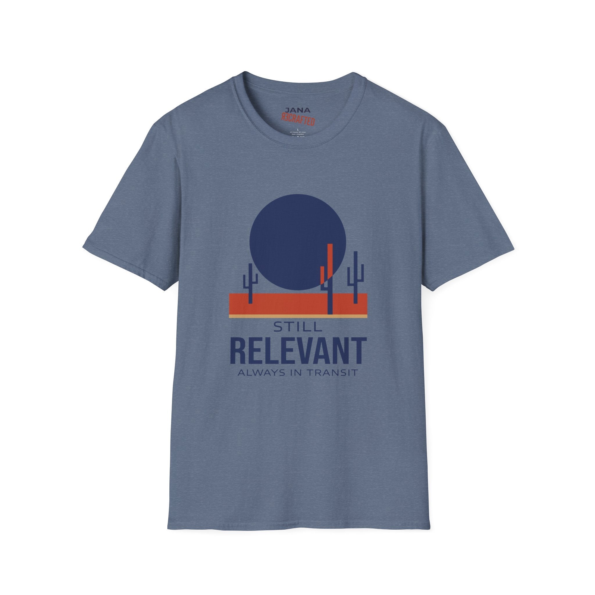 Still Relevant T-Shirt — Retro Desert Graphic Tee - Jana Recrafted