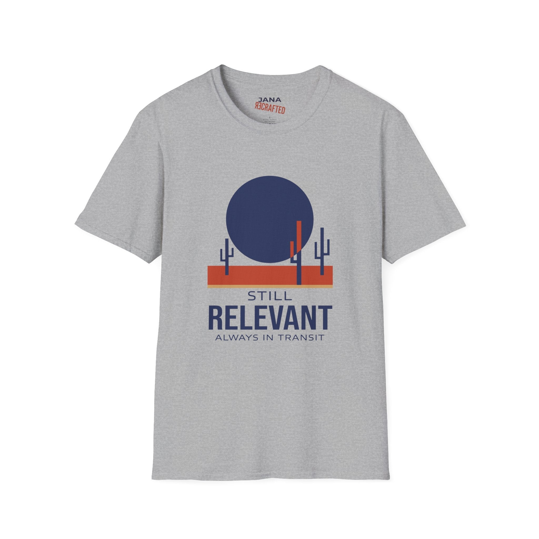 Still Relevant T-Shirt — Retro Desert Graphic Tee - Jana Recrafted