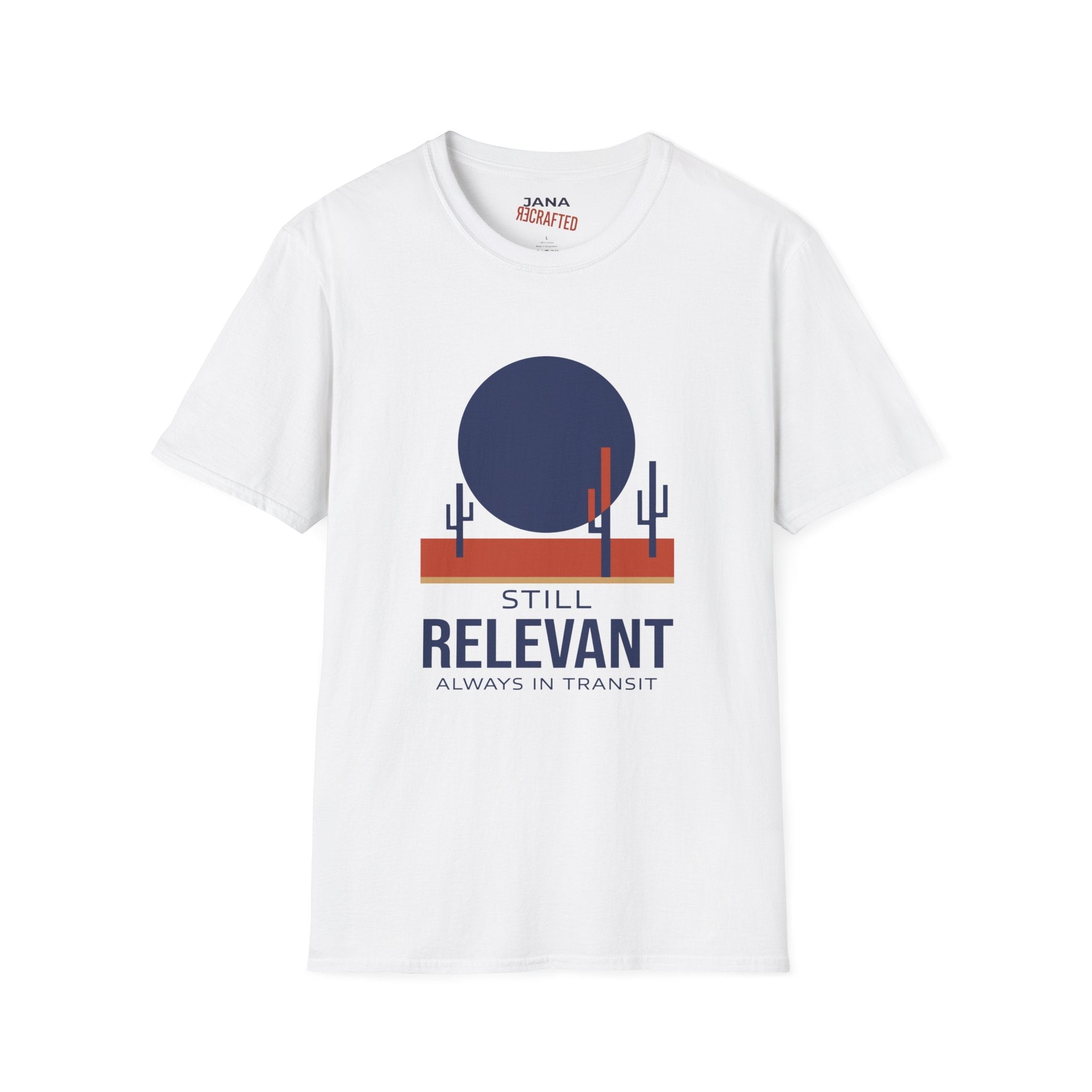Still Relevant T-Shirt — Retro Desert Graphic Tee - Jana Recrafted