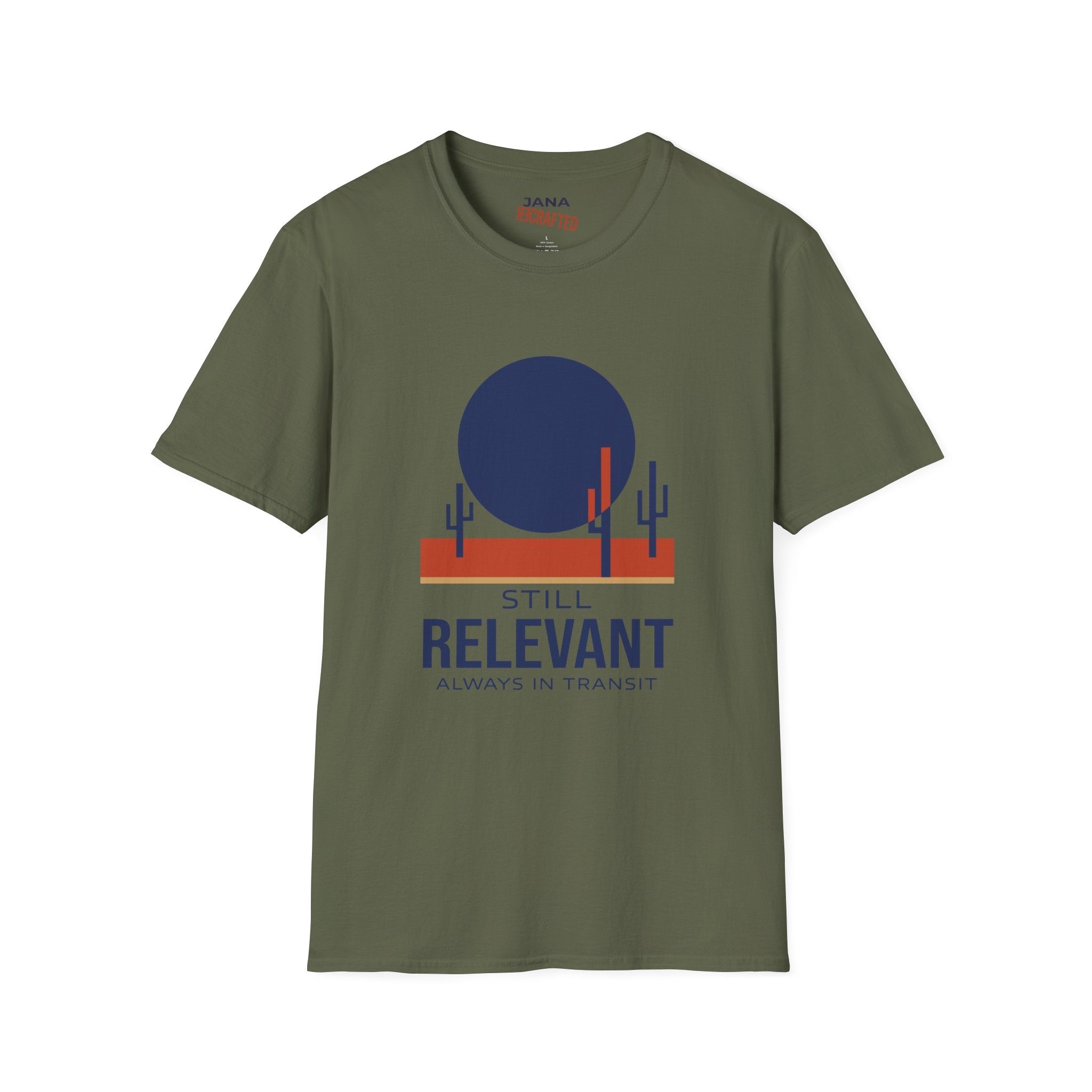 Still Relevant T-Shirt — Retro Desert Graphic Tee - Jana Recrafted