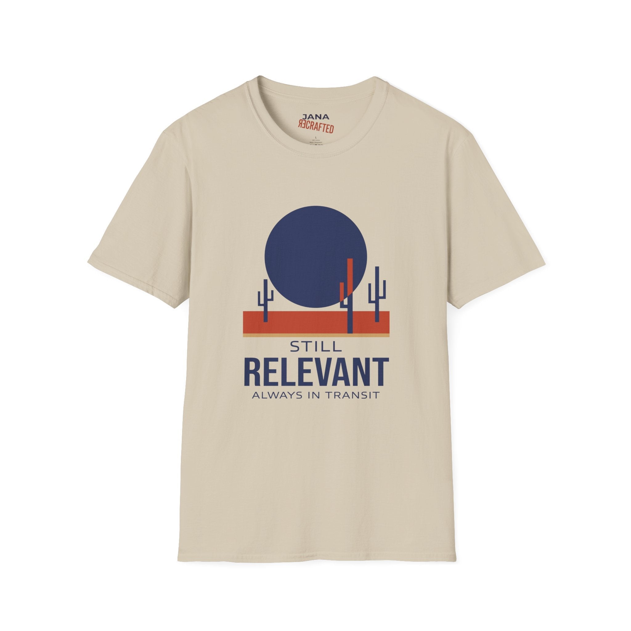 Still Relevant T-Shirt — Retro Desert Graphic Tee - Jana Recrafted