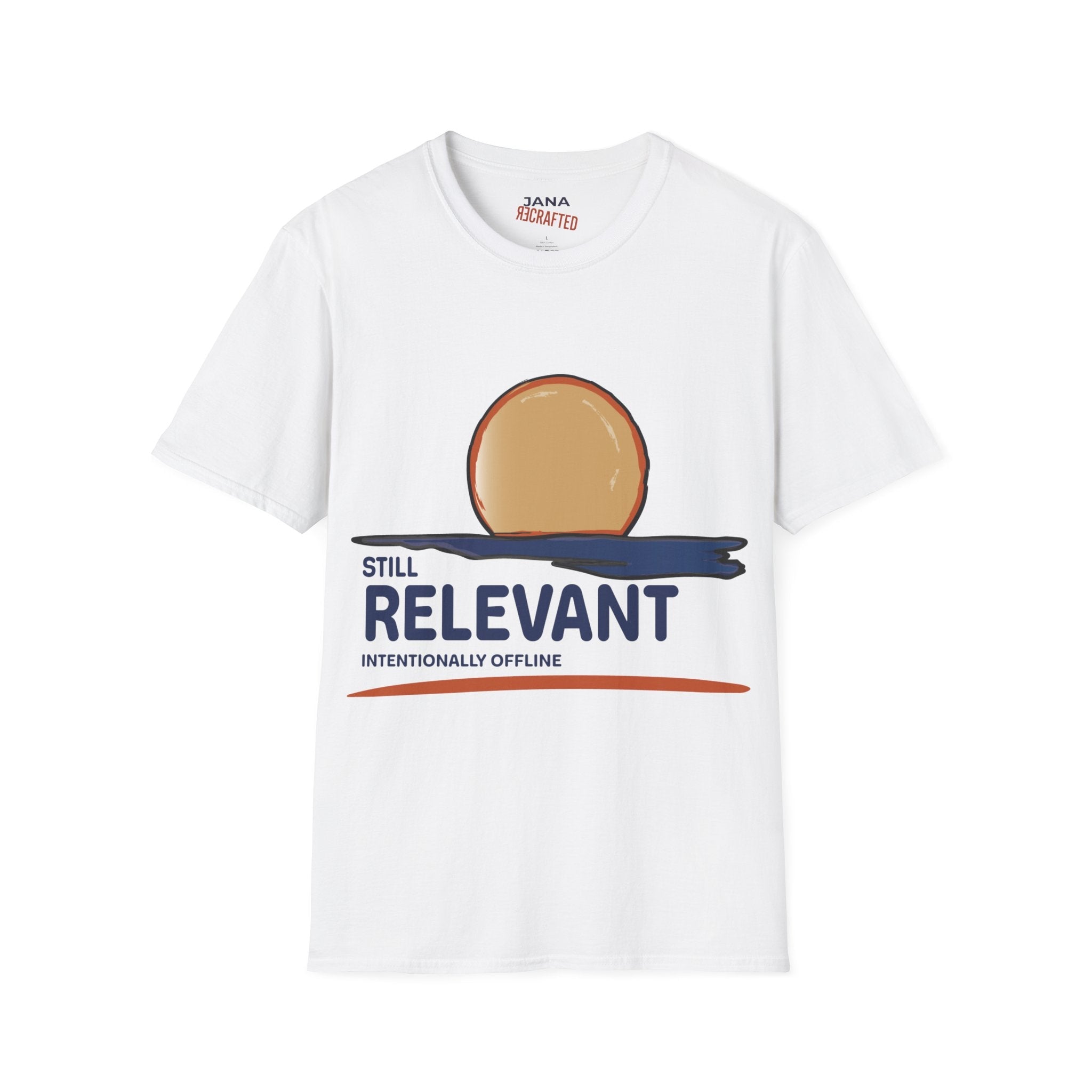 T-Shirt — 'Still Relevant' Sunrise Graphic Tee - Jana Recrafted