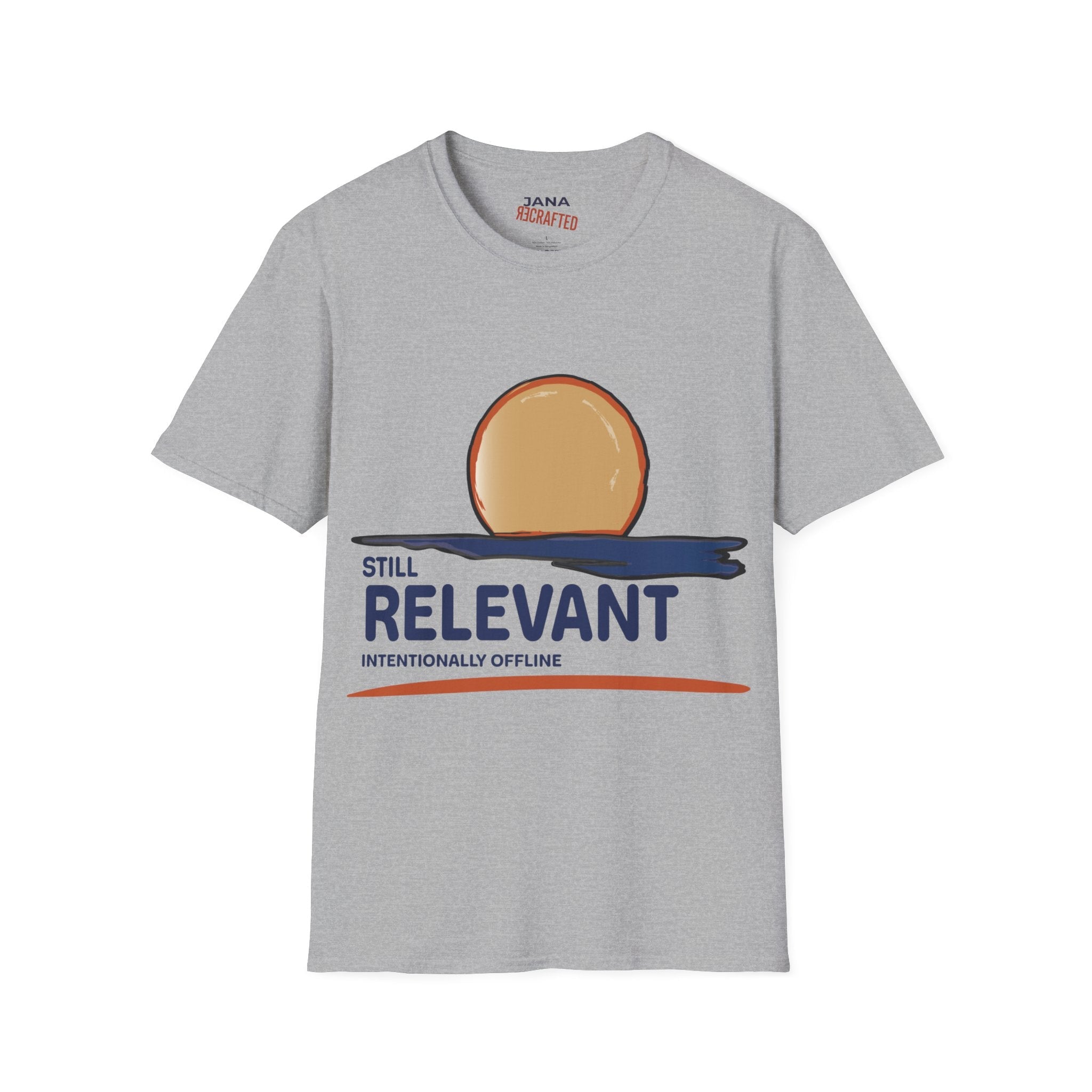 T-Shirt — 'Still Relevant' Sunrise Graphic Tee - Jana Recrafted