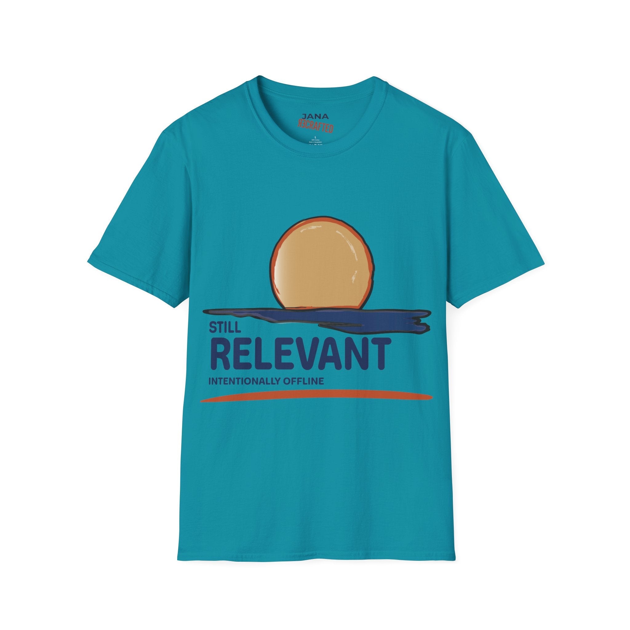 T-Shirt — 'Still Relevant' Sunrise Graphic Tee - Jana Recrafted