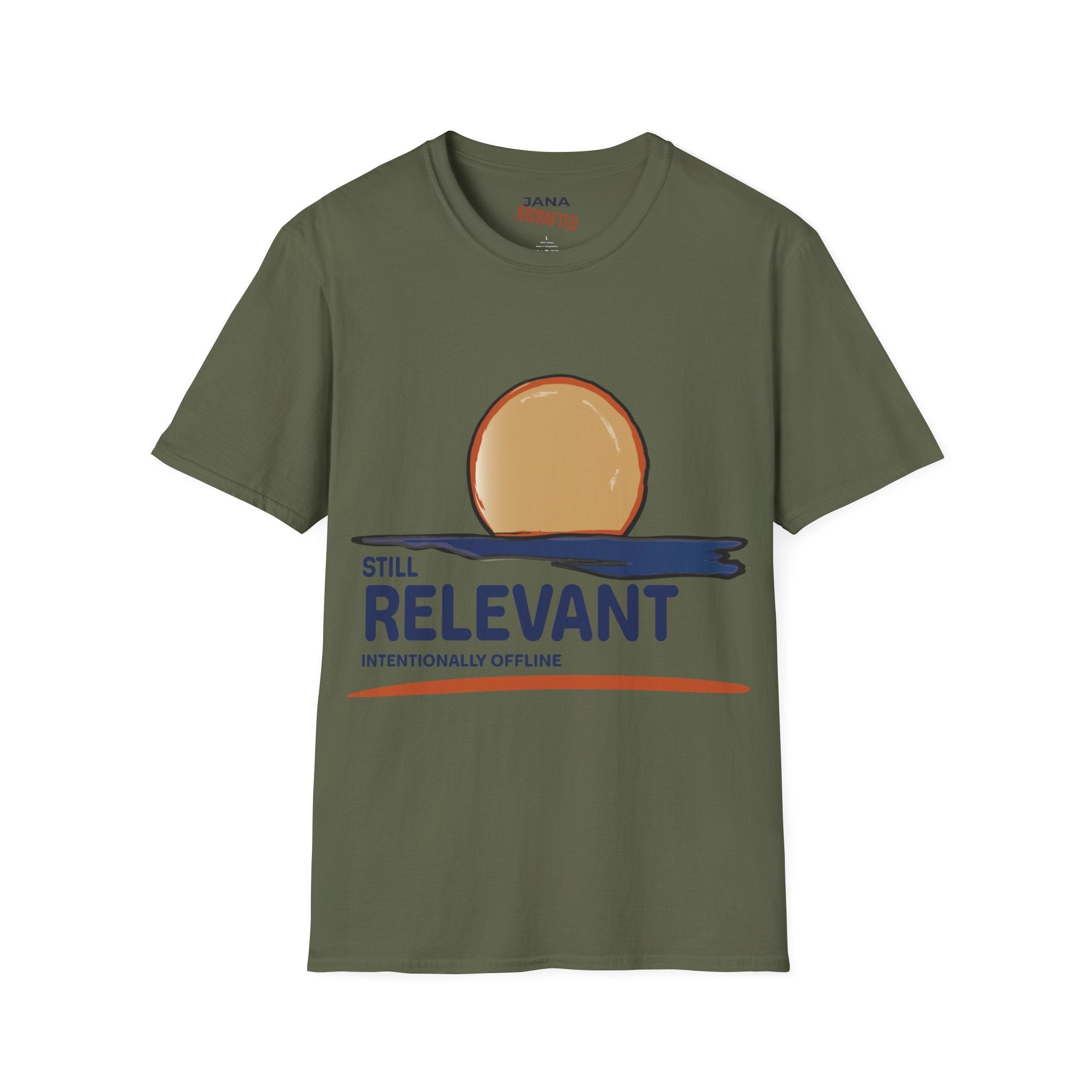 T-Shirt — 'Still Relevant' Sunrise Graphic Tee - Jana Recrafted