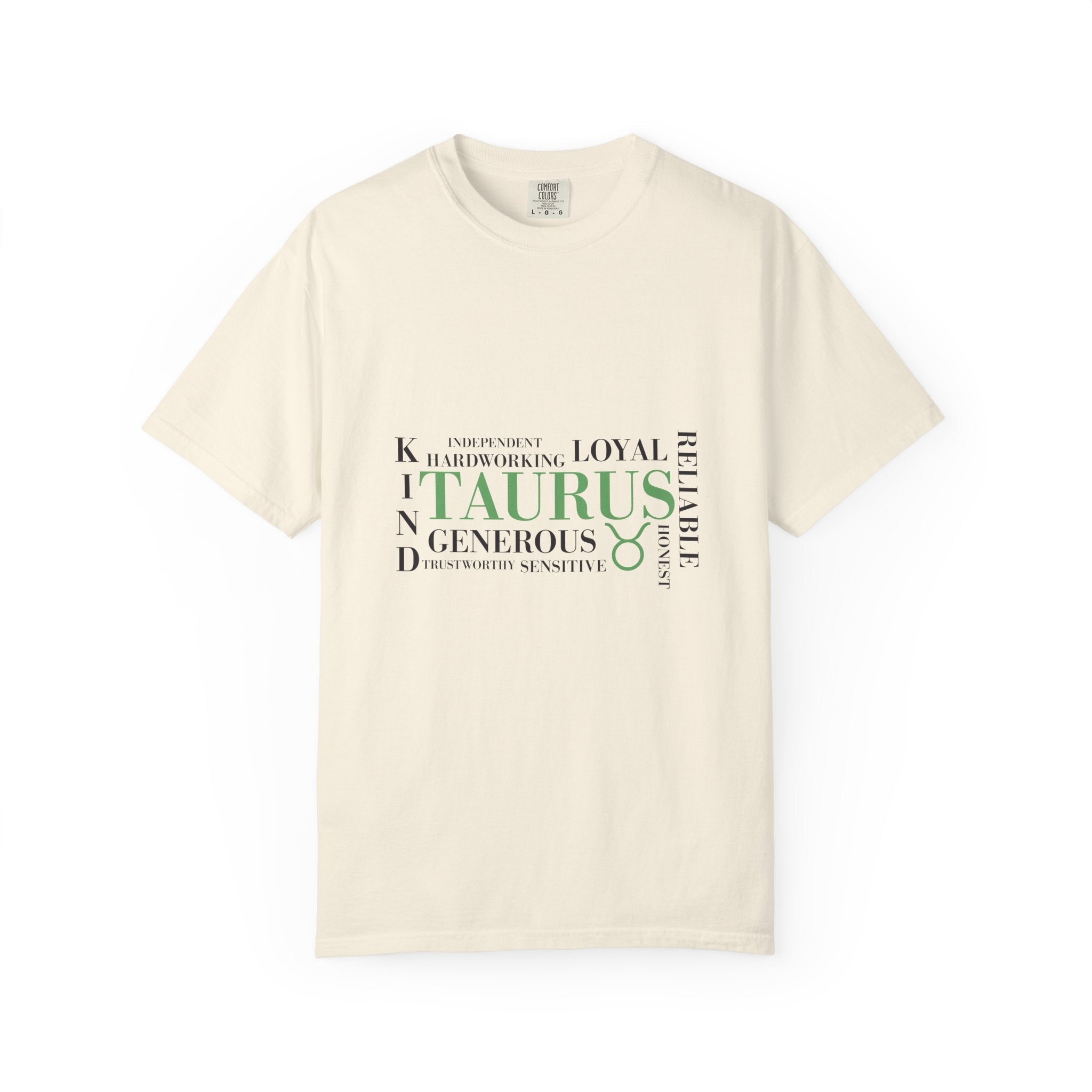 Taurus Zodiac Word Cloud T-Shirt | Astrology Taurus Tee - Jana Recrafted