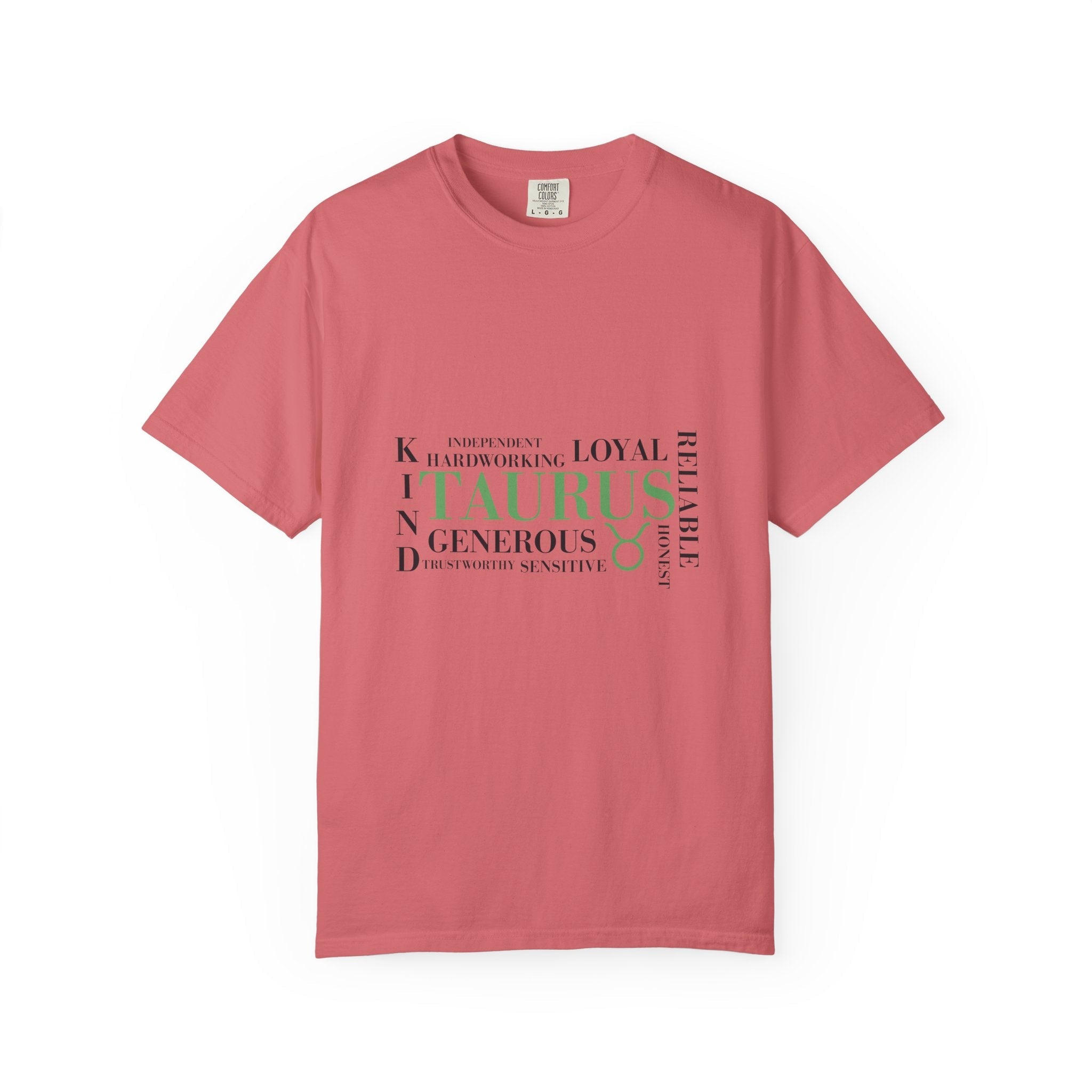 Taurus Zodiac Word Cloud T-Shirt | Astrology Taurus Tee - Jana Recrafted