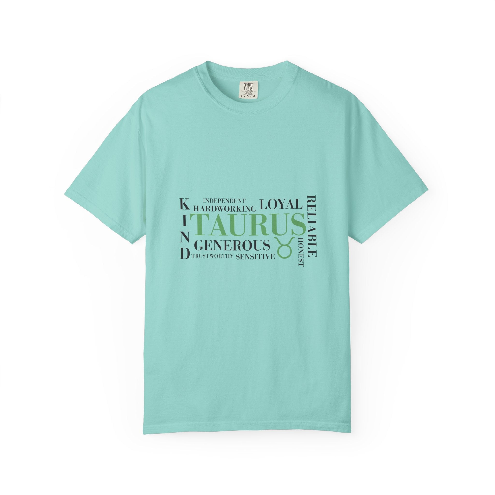 Taurus Zodiac Word Cloud T-Shirt | Astrology Taurus Tee - Jana Recrafted